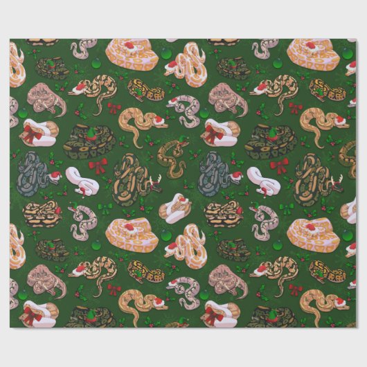 Ball Python Morph Holiday Cadeaupapier (Vlak)