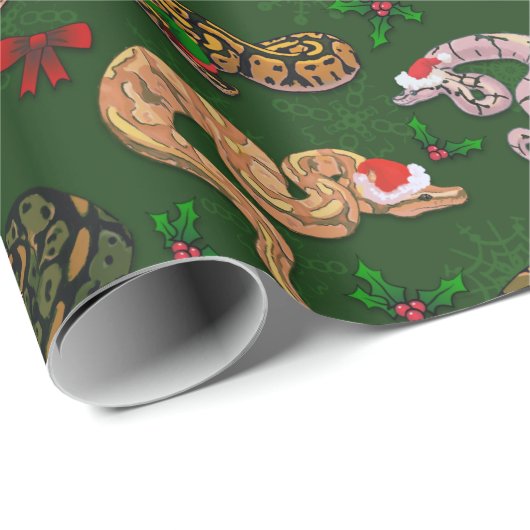 Ball Python Morph Holiday Cadeaupapier (Rol Hoek)