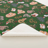 Ball Python Morph Holiday Green Sherpa Deken (3/4)