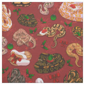 Ball Python Morph Holiday Red Stof (Swatch)