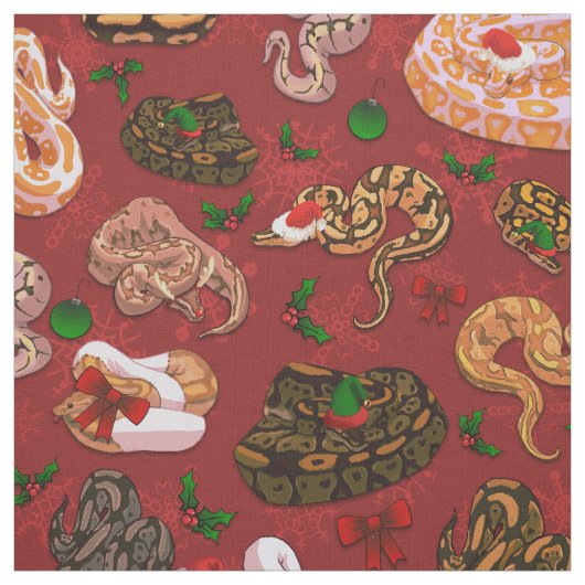 Ball Python Morph Holiday Red Stof (Swatch)