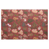 Ball Python Morph Holiday Red Stof (Fat Quarter)