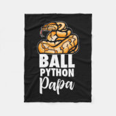 Ball Python Papa Fleece Deken (Voorkant)