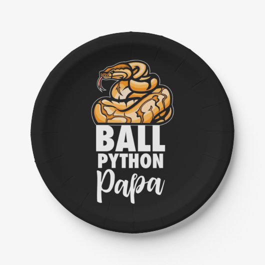 Ball Python Papa Papieren Bordje (Voorkant)