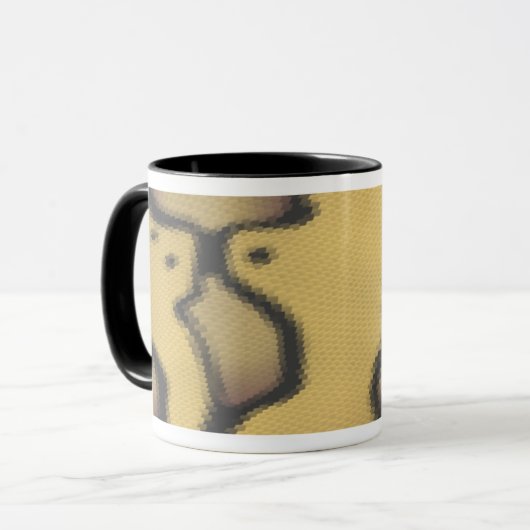 Ball Python Pattern Mok (Voorkant links)