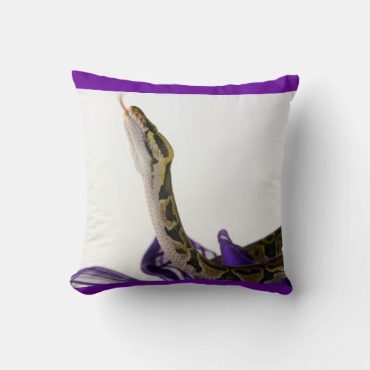 Ball Python Pillow Kussen (Voorkant)