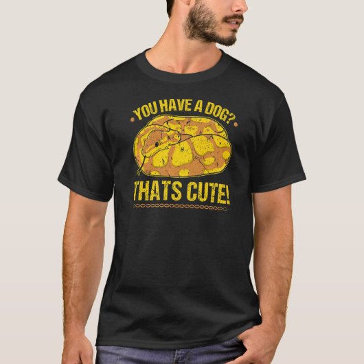 Ball Python, schattige banaanplein, koninklijke Py T-shirt (Voorkant)