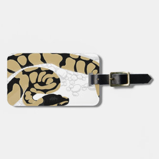 Ball Python Snake Bagagelabel
