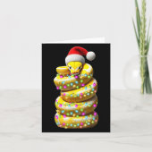 Ball Python Snake Christmas Pet Xmas Kaart (Voorkant)
