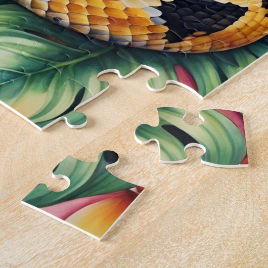 Ball Python Snake Family Pet Portrait Legpuzzel (Zijkant)