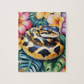 Ball Python Snake Family Pet Portrait Legpuzzel (Verticaal)