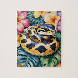 Ball Python Snake Family Pet Portrait Legpuzzel