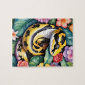 Ball Python Snake Family Pet Portrait Legpuzzel (Horizontaal)