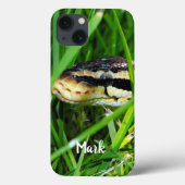 Ball Python Snake in the Grass Case-Mate iPhone Case (Achterkant)