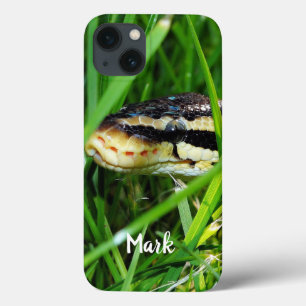 Ball Python Snake in the Grass Case-Mate iPhone Case