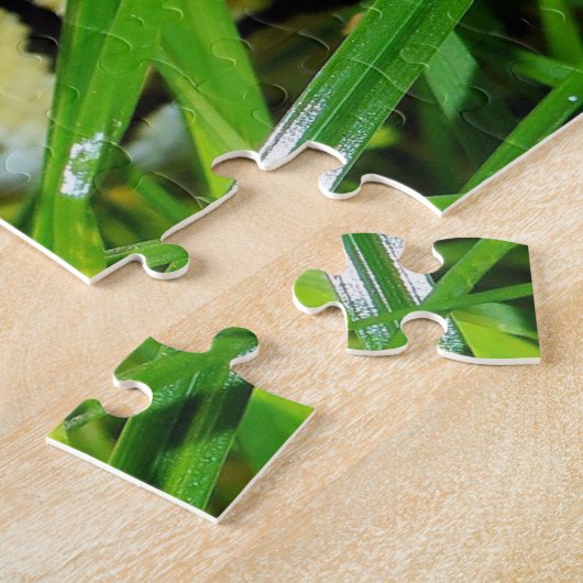 Ball Python Snake in the Grass Legpuzzel (Zijkant)