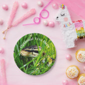 Ball Python Snake in the Grass Papieren Bordje (Feest)