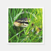 Ball Python Snake in the Grass Servet (Voorkant)