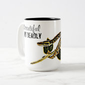 Ball Python Snake Mok Gevaarlijke schoonheid (Voorkant links)