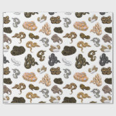 Ball Python Snake Morph Pattern Cadeaupapier (Vlak)