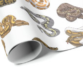 Ball Python Snake Morph Pattern Cadeaupapier (Rol Hoek)