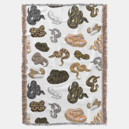 Ball Python Snake Morph Pattern Deken