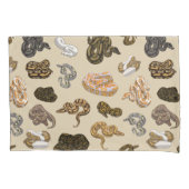 Ball Python Snake Morph Pattern Kussensloop (Voorkant)
