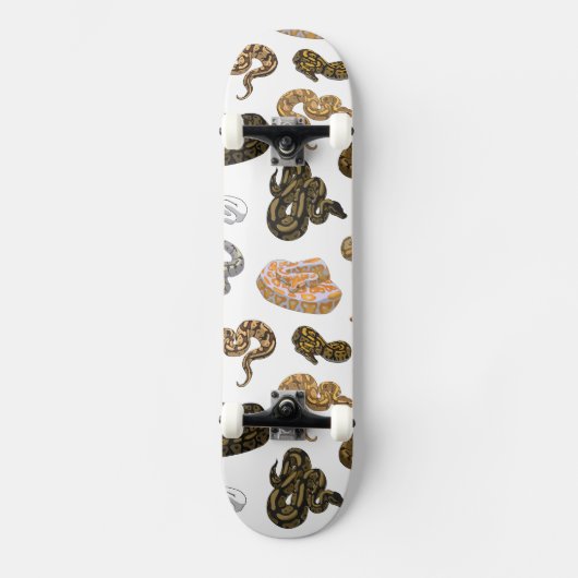 Ball Python Snake Morph Pattern Persoonlijk Skateboard (Voorkant)