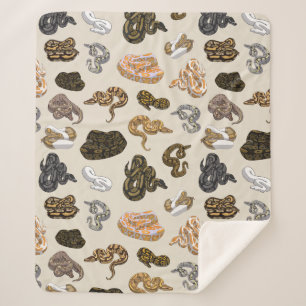 Ball Python Snake Morph Pattern Sherpa Deken
