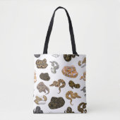 Ball Python Snake Morph Pattern Tote Bag (Voorkant)