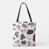 Ball Python Snake Morph Pattern Tote Bag (Achterkant)