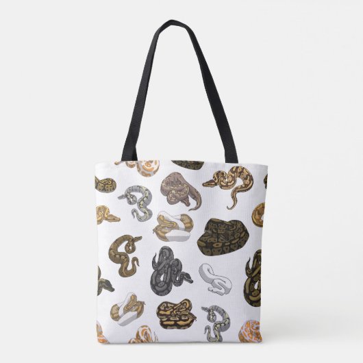 Ball Python Snake Morph Pattern Tote Bag (Achterkant)