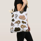 Ball Python Snake Morph Pattern Tote Bag (Dichtbij)