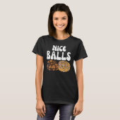 Ball Python Snake Nice Balls T-shirt (Voorkant volledig)