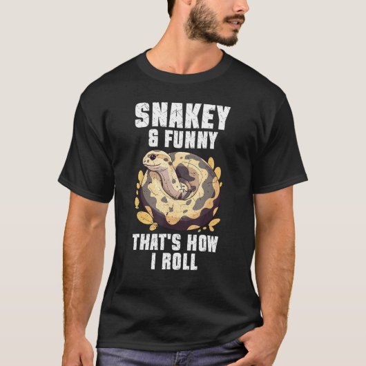 Ball Python Snake  Reptile  Noodle Reptile Snek 2 T-shirt (Voorkant)