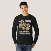 Ball Python Snake  Reptile  Noodle Reptile Snek 6 T-shirt (Voorkant volledig)