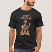 Ball Python Snake T-shirt (Voorkant)