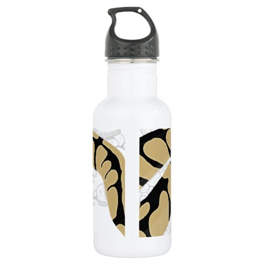 Ball Python Snake Waterfles (Achterkant)