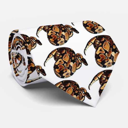 Ball Python Stropdas (Opgerold)