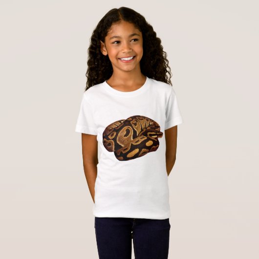 Ball Python T-shirt Snake T-shirt (Voorkant volledig)