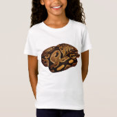 Ball Python T-shirt Snake T-shirt (Voorkant)