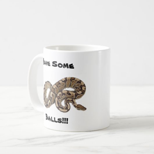 Ball Pythons Koffiemok (Voorkant links)