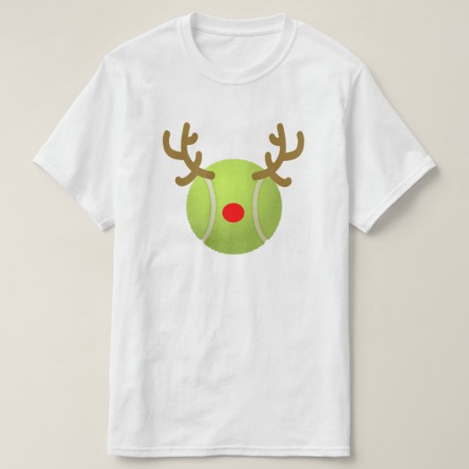 ball reinherder tennis T-Shirt Funny kerstcadeau (Design voorkant)