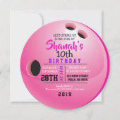 BALL ROUND Birthday Party nodiging Kaart (Voorkant)