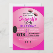 BALL ROUND Birthday Party nodiging Kaart (Voorkant)