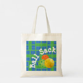 Ball Sack for Pickleball - Blue and Green Tas Ba (Achterkant)
