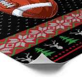 Ball Santa Hat Christmas Fun Ball Santa P Poster (Hoek)