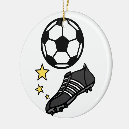 Ball & Shoes Keramisch Ornament (Links)