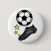 Ball & Shoes Ronde Button 5,7 Cm (Voorkant)