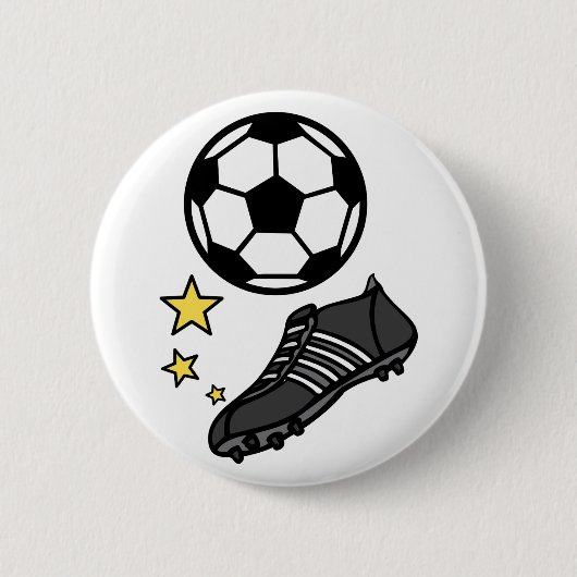 Ball & Shoes Ronde Button 5,7 Cm (Voorkant)